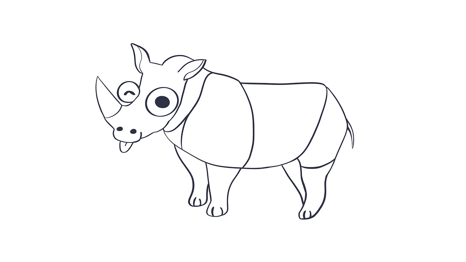 75. Rinoceronte / Rhinoceros