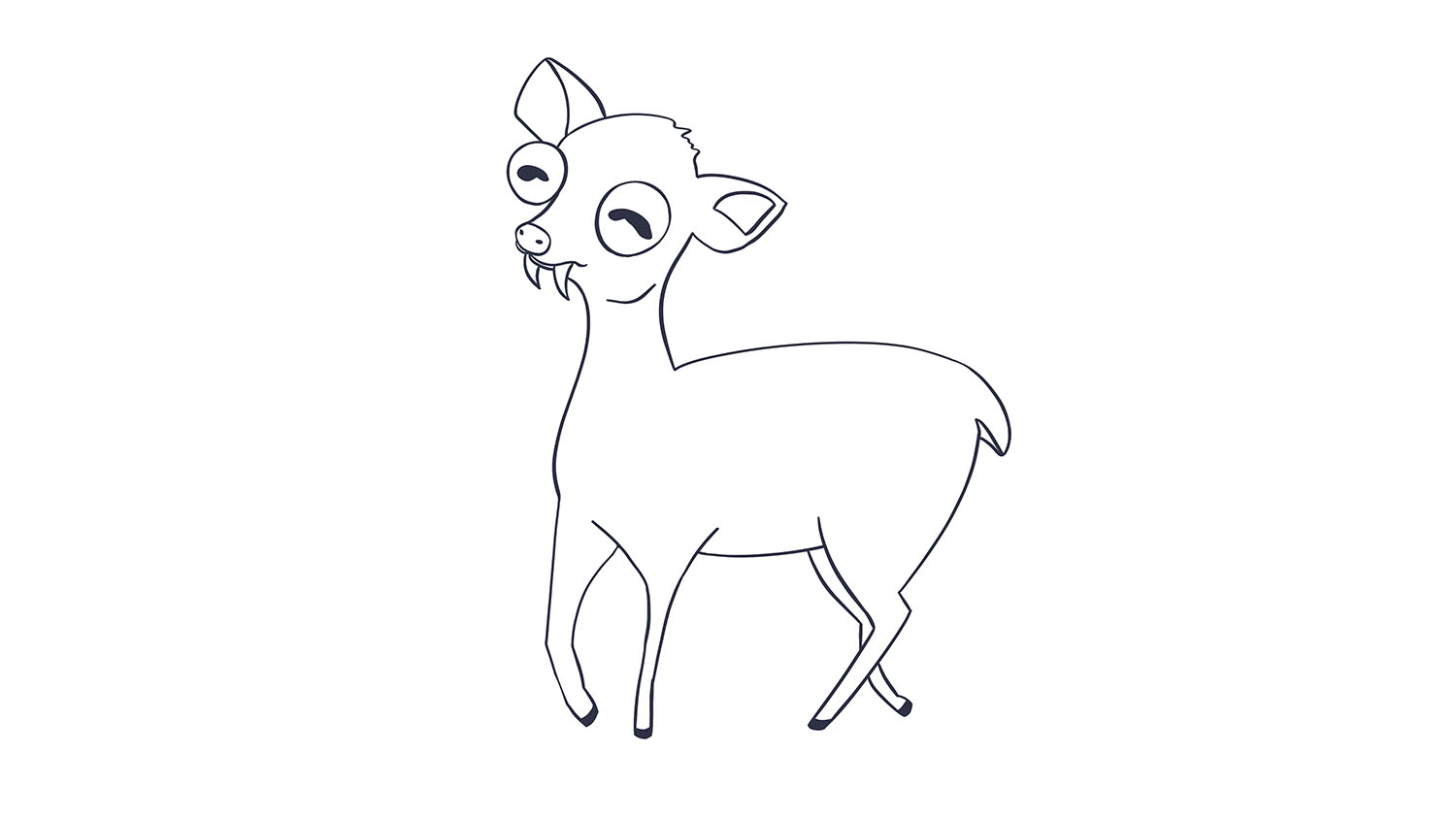 98. Ciervo de copete / Tufted deer